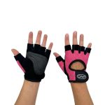 Guantes gimnasio para pesas GMP (par) - Talle S - ROSA - Imagen 2