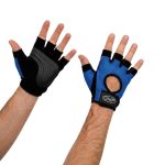 Guantes gimnasio para pesas GMP (par) - Talle M - AZUL - Imagen 2