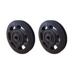Roldana / polea con rodamiento para maquina - diam 96mm -PAR