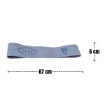 Banda elastica tela circular 6 x 67cm  resistencia 45kg - AZUL - Imagen 5