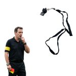 Silbato profesional con collarin FOX 40 - NEGRO