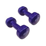 PAR Mancuerna recubierta en goma vinilica 3kg -VIOLETA - Imagen 2