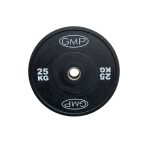 Disco Olimpico Bumper NEGRO x 25kg -Importado