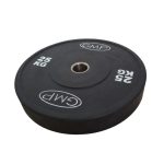 Disco Olimpico Bumper NEGRO x 25kg -Importado - Imagen 5