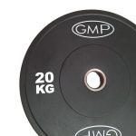 Disco Olimpico Bumper NEGRO x 20kg -Importado - Imagen 4