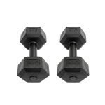 PAR Mancuerna PVC hexagonal 4kg -NEGRA - Imagen 3