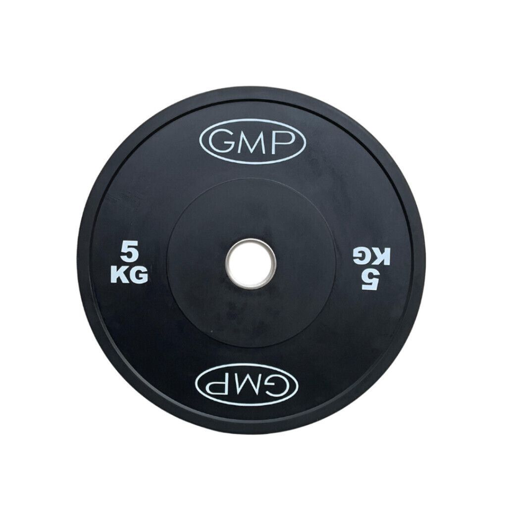 Disco Olimpico Bumper NEGRO x 5kg -Importado Disco Olimpico Bumper NEGRO x 5kg -Importado - Imagen 1