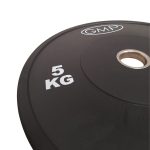 Disco Olimpico Bumper NEGRO x 5kg -Importado - Imagen 5