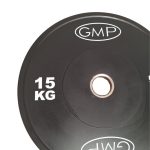 Disco Olimpico Bumper NEGRO x 15kg -Importado - Imagen 4