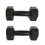 PAR Mancuerna PVC hexagonal 1kg -NEGRA - Imagen 2