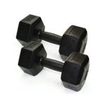 PAR Mancuerna PVC hexagonal 1kg -NEGRA - Imagen 4