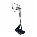 Jirafa con Tablero y aro de basquet de altura ajustable profesional - Imagen 4