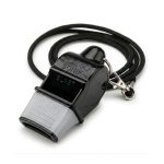 Silbato Fox40 Sonik Blast Cmg Negro Con Cuerda 120dB Deporte Seguridad