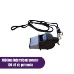 Silbato Fox40 Sonik Blast Cmg Negro Con Cuerda 120dB Deporte Seguridad - Imagen 4