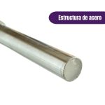 Barra EZ con topes cromada maciza - Imagen 4