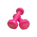 PAR Mancuerna recubierta en goma vinilica 1kg - ROSA - Imagen 3