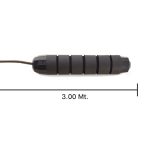 Soga para saltar cable de acero recubierto con rodamientos a bolas y puños de goma - Imagen 4