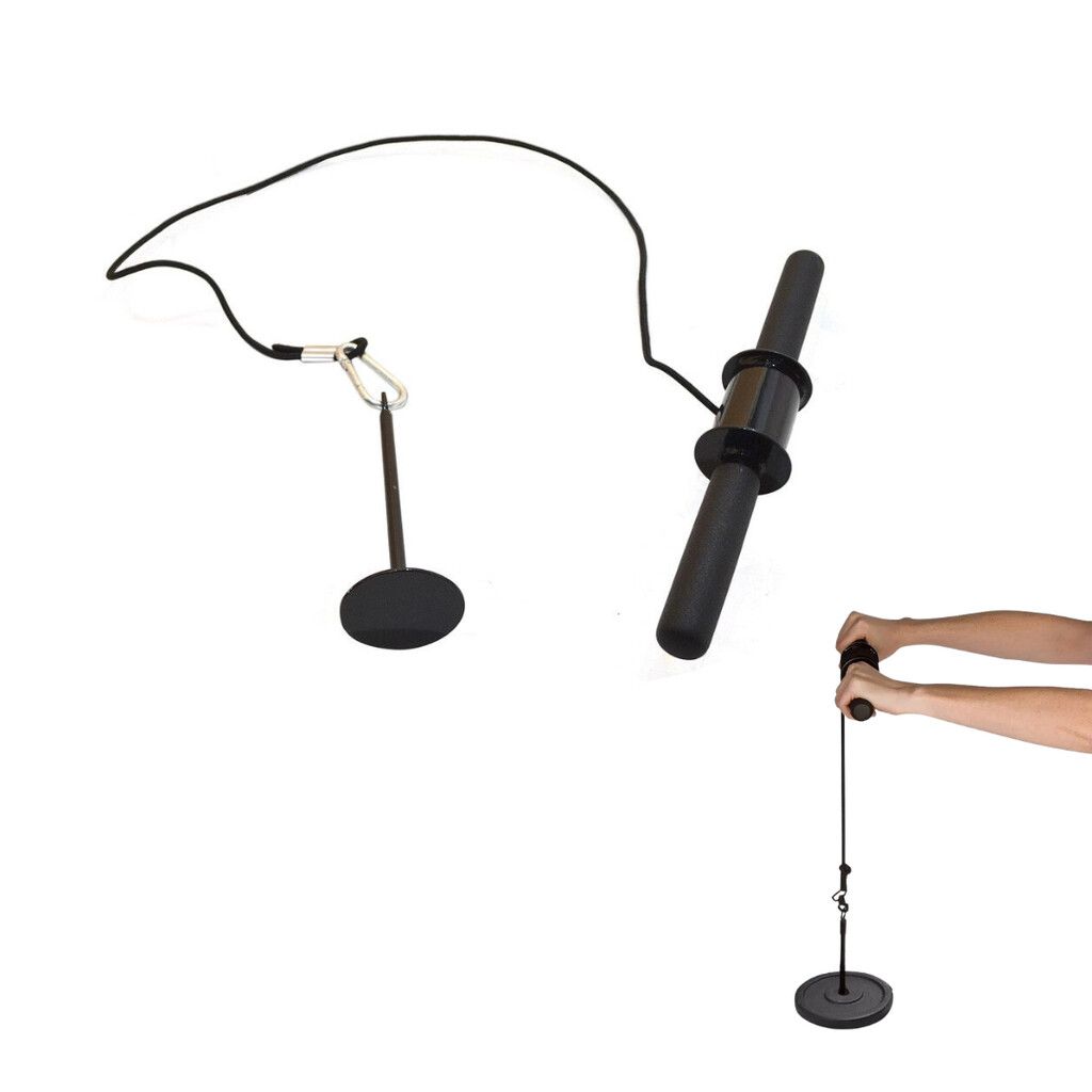 Ejercitador de muñecas para discos de peso - Wrist roller Ejercitador de muñecas para discos de peso - Wrist roller - Imagen 1