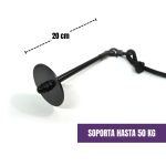 Ejercitador de muñecas para discos de peso - Wrist roller - Imagen 4