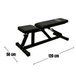 Banco multiangular para gimnasios con inclinación regulable respaldo y asiento - Imagen 7
