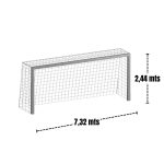 Redes para 2 arcos de futbol 11 -2,8mm - Imagen 6