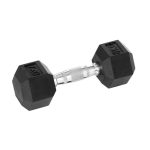 Mancuerna hexagonal engomada 7kg - Imagen 3
