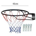 Aro De Basquet Reforzado Acero Con Red Medida Profesional - Imagen 3