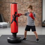 Set de entrenamiento boxeo infantil - Incluye punching ball inflable - guantes  e inflador fuelle - Imagen 4