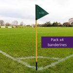 Banderin de corner 1,5m con punta jabalina (pack de 4 unidades) - Imagen 2