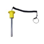 Pasador clavija - registro -traba lingotes c/cable - 12,5 cm - Imagen 6