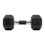PAR de Mancuernas hexagonales engomadas 5kg con agarre engomado - Imagen 5