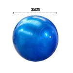 Pelota 35cm - 350gr - Azul con logo - Imagen 5